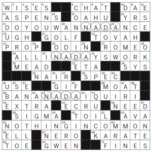LA Times Crossword Answers Tuesday January 10th 2023