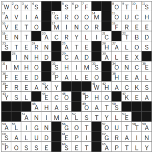 LA Times Crossword Answers Tuesday January 17th 2023