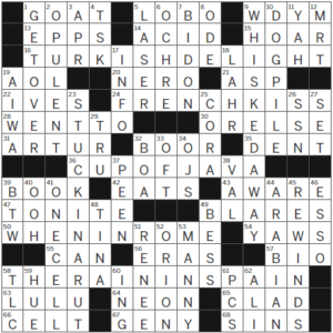 LA Times Crossword Answers Friday February 3rd 2023