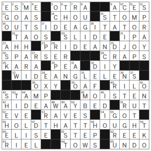 LA Times Crossword Answers Thursday February 9th 2023