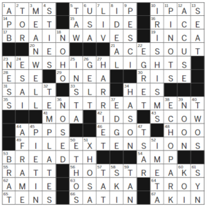 LA Times Crossword Answers Tuesday February 28th 2023