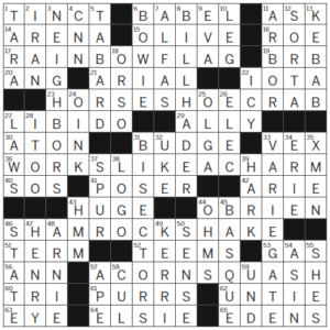 LA Times Crossword Answers Wednesday February 22nd 2023