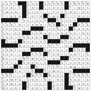 LA Times Crossword Answers Sunday March 5th 2023