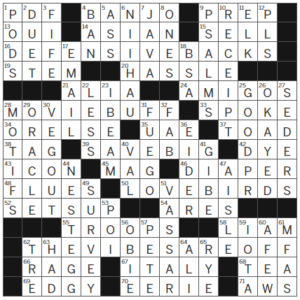 LA Times Crossword Answers Thursday March 23rd 2023