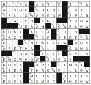 LA Times Crossword Answers Tuesday March 14th 2023