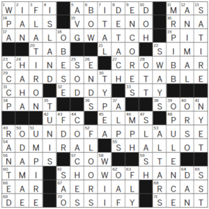LA Times Crossword Answers Tuesday March 28th 2023