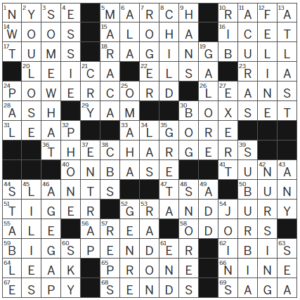 LA Times Crossword Answers Wednesday March 22nd 2023