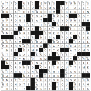 LA Times Crossword Answers Sunday April 16th 2023