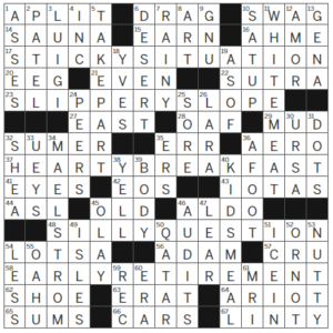 LA Times Crossword Answers Friday May 19th 2023