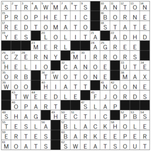 LA Times Crossword Answers Saturday May 13th 2023