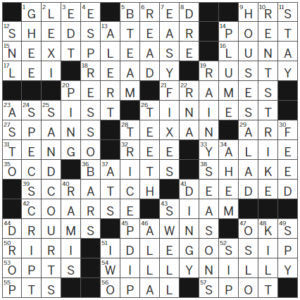 LA Times Crossword Answers Saturday May 27th 2023