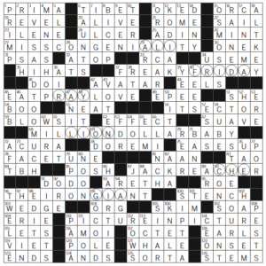 LA Times Crossword Answers Sunday May 14th 2023
