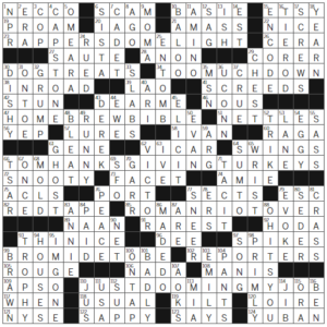 LA Times Crossword Answers Sunday May 7th 2023