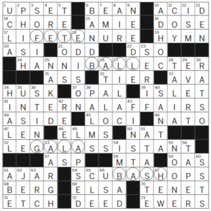 LA Times Crossword Answers Tuesday May 2nd 2023