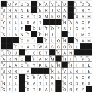 LA Times Crossword Answers Wednesday May 17th 2023