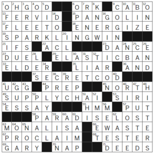 LA Times Crossword Answers Friday June 16th 2023