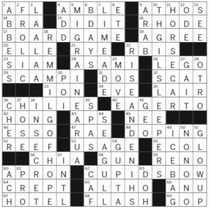 LA Times Crossword Answers Friday June 9th 2023
