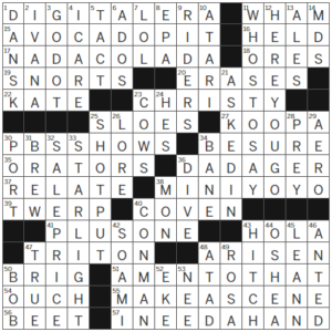 LA Times Crossword Answers Saturday June 3rd 2023