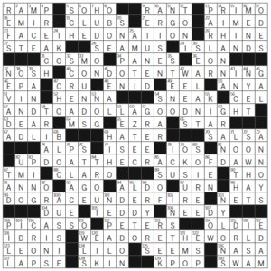 LA Times Crossword Answers Sunday June 11th 2023