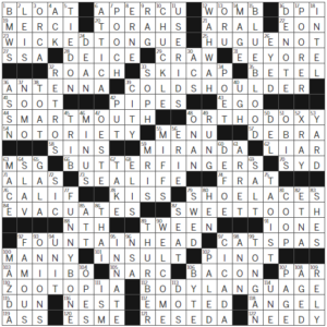 LA Times Crossword Answers Sunday June 18th 2023