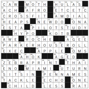 LA Times Crossword Answers Tuesday June 13th 2023