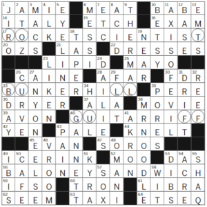 LA Times Crossword Answers Wednesday June 7th 2023
