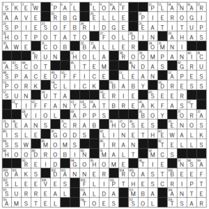 LA Times Crossword Answers Sunday July 2nd 2023