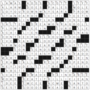 LA Times Crossword Answers Sunday July 30th 2023