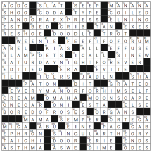 LA Times Crossword Answers Sunday July 9th 2023