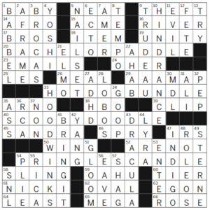 LA Times Crossword Answers Friday August 11 2023