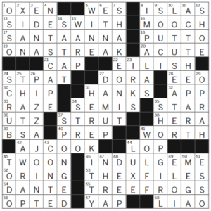 LA Times Crossword Answers Saturday August 12th 2023