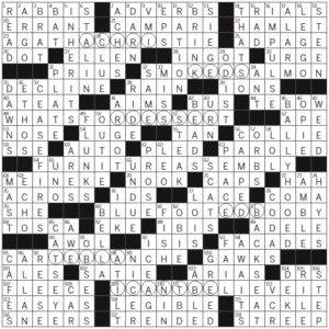 LA Times Crossword Answers Sunday August 27th 2023