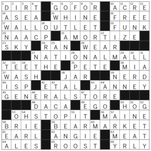 LA Times Crossword Answers Tuesday August 22nd 2023
