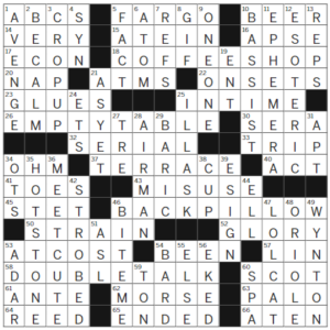 LA Times Crossword Answers Tuesday August 29th 2023