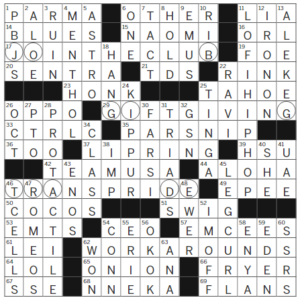 LA Times Crossword Answers Wednesday August 02 2023