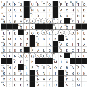 LA Times Crossword Answers Wednesday August 09 2023