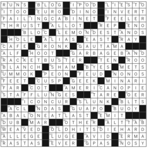 LA Times Crossword Answers Sunday August 13th 2023