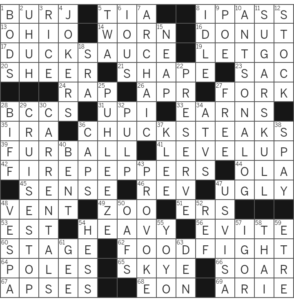 LA Times Crossword Answers Wednesday August 30 2023