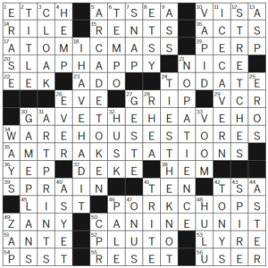 LA Times Crossword Answers Saturday September 16th 2023
