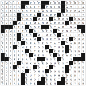 LA Times Crossword Answers Sunday September 17th 2023 