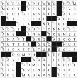 LA Times Crossword Answers Monday October 23rd 2023