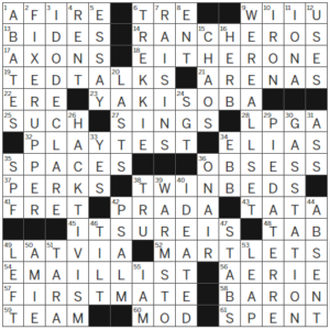 LA Times Crossword Answers Saturday October 21st 2023
