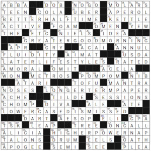 LA Times Crossword Answers Sunday October 29th 2023