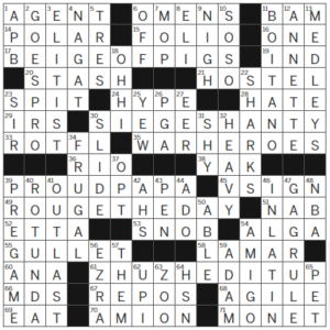 LA Times Crossword Answers Friday November 3rd 2023