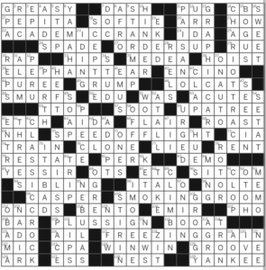 LA Times Crossword Answers Sunday November 5th 2023