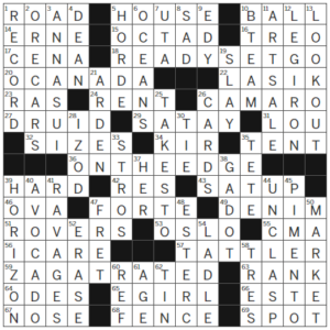LA Times Crossword Answers Friday December 15th 2023
