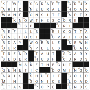 LA Times Crossword Answers Wednesday December 13th 2023