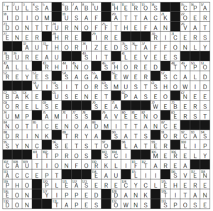 LA Times Crossword Answers Sunday January 14th 2024