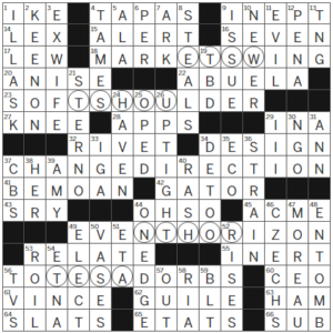 LA Times Crossword Answers Tuesday January 23rd 2024