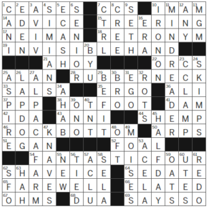 LA Times Crossword Answers Wednesday January 24th 2024